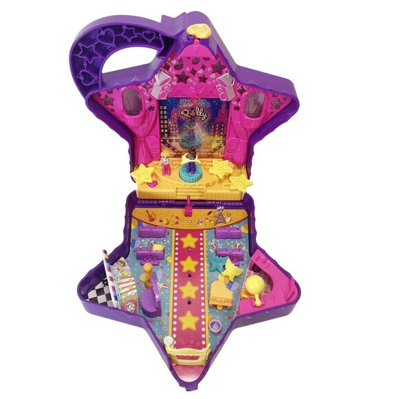 Polly Pocket Starring Shani Talent Show Compact 2021 Lights Up - Picture 10 of 10